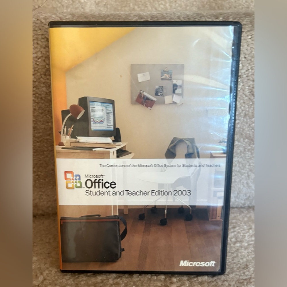 Microsoft Black and White Office Software Package